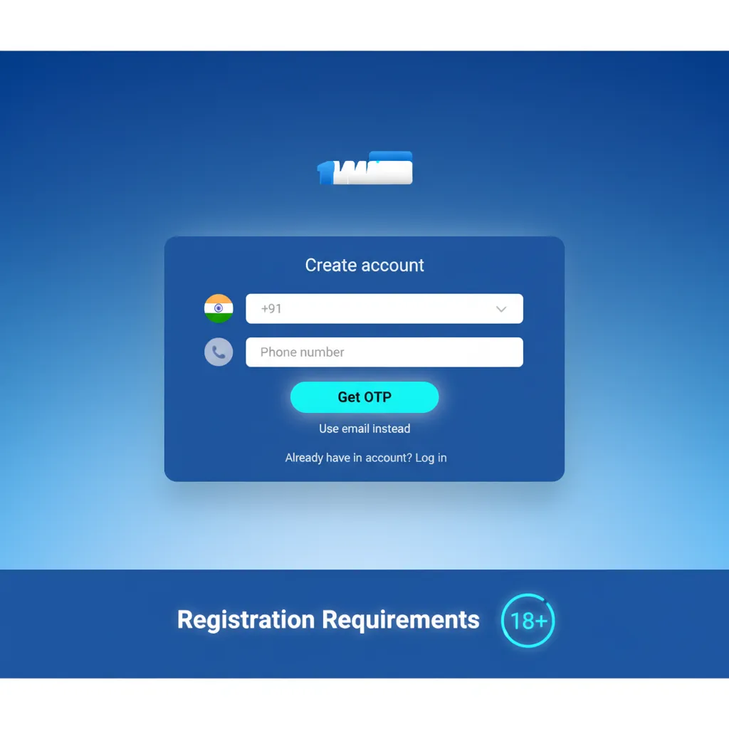 Registration requirements: 18+, real details for KYC, one account, valid ID/address proof, legal location, active phone/email.