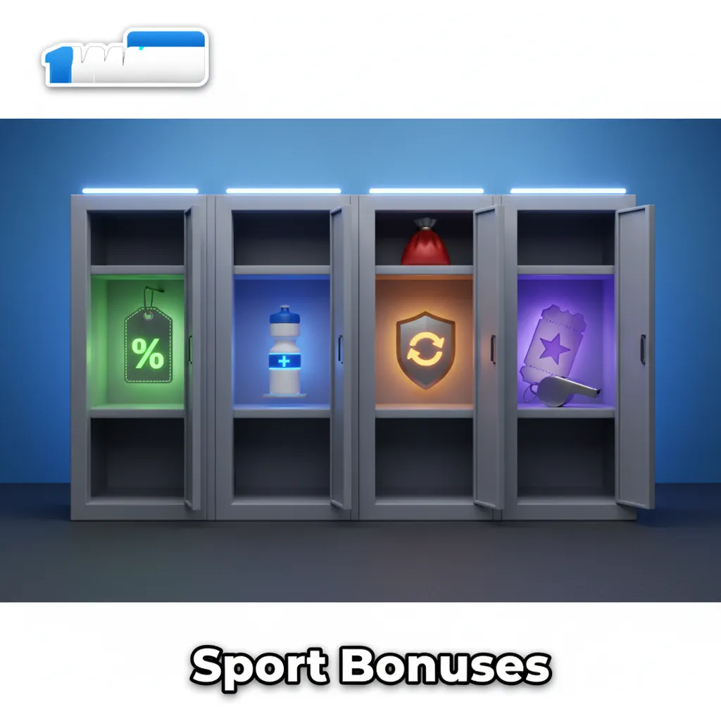 Sport Bonuses: acca boost up to 50%, bet insurance, 5% weekly cashback, cricket free bet, esports boost.