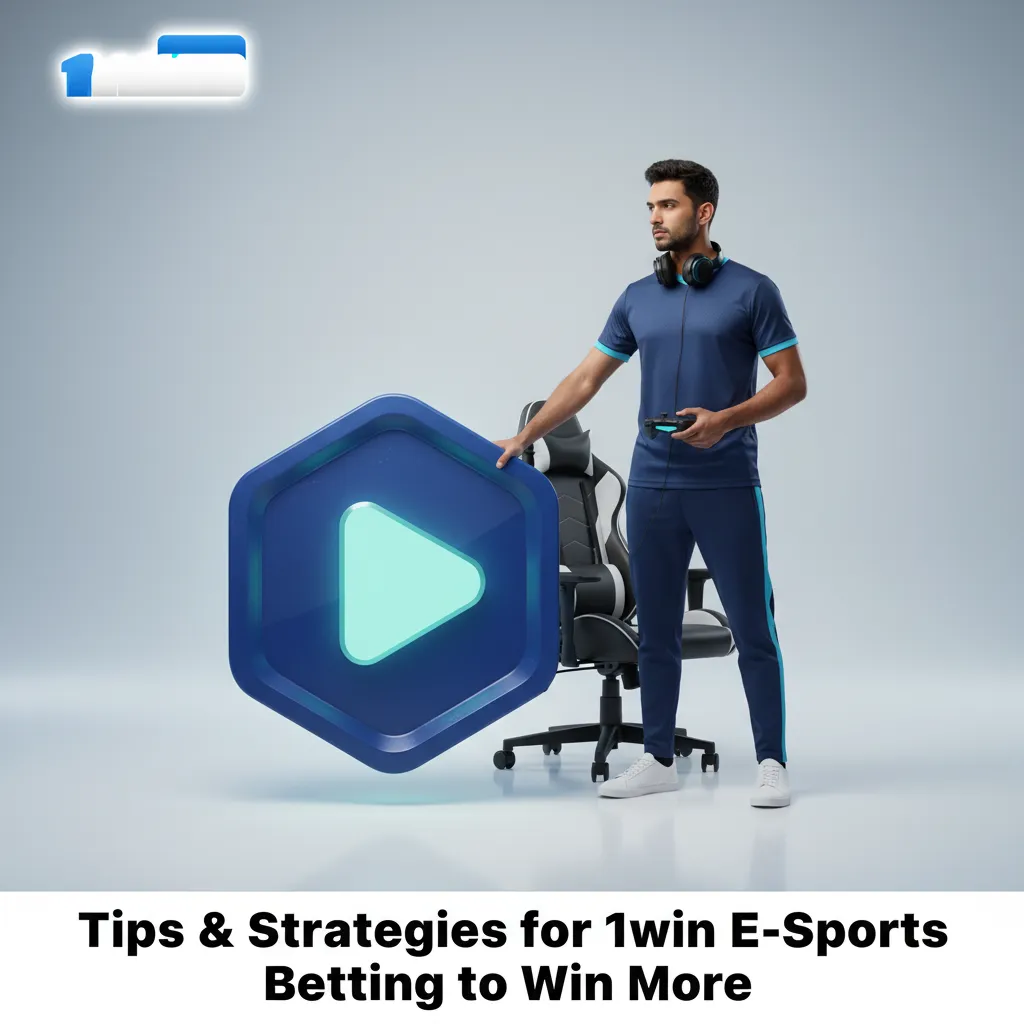 Infographic: 1win e-sports betting tips—bankroll, study form/meta, time live entries, skip parlays, track bets, set limits