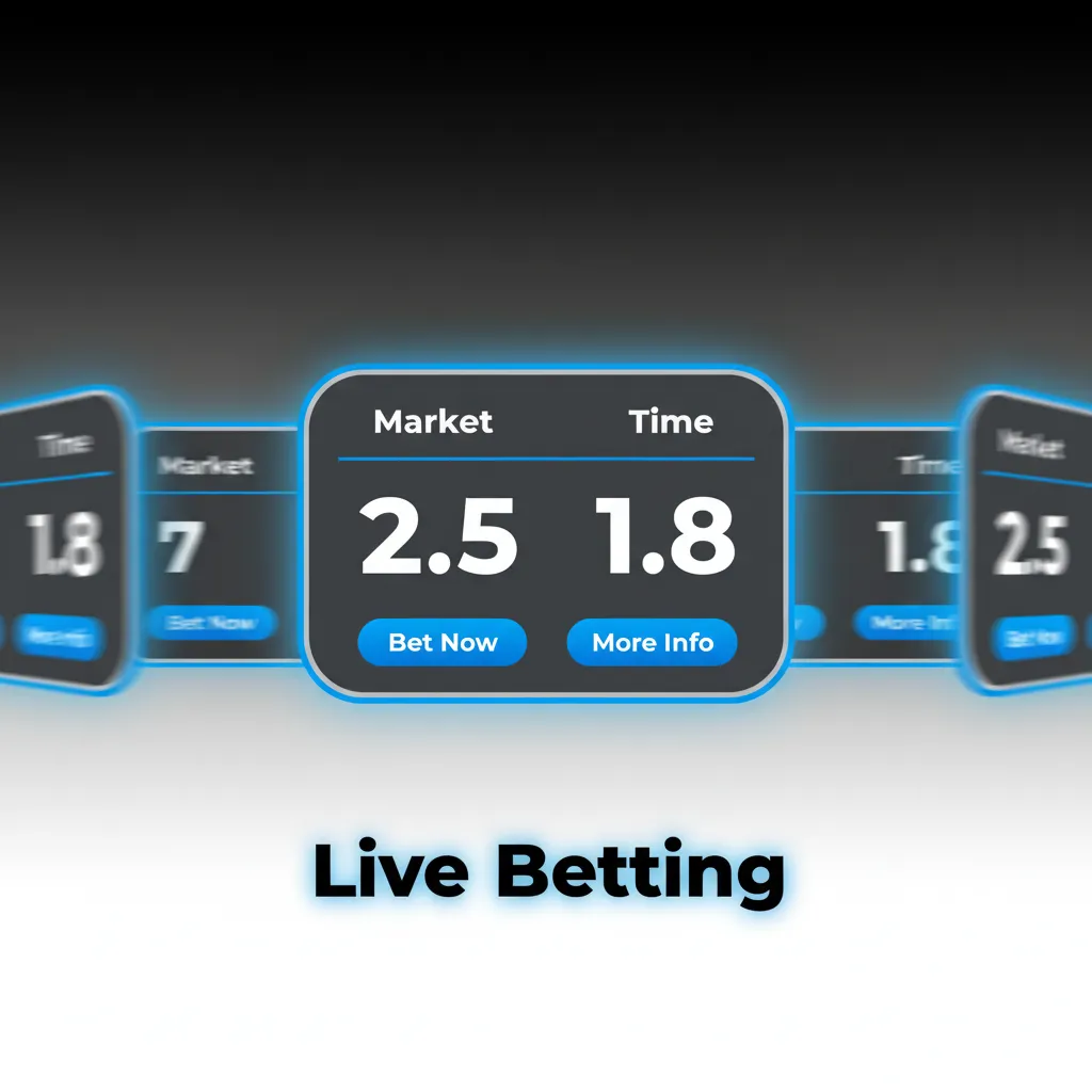 Live betting interface showing dynamic odds, next goal/wicket markets, cash out, and live stats with match visualizations.