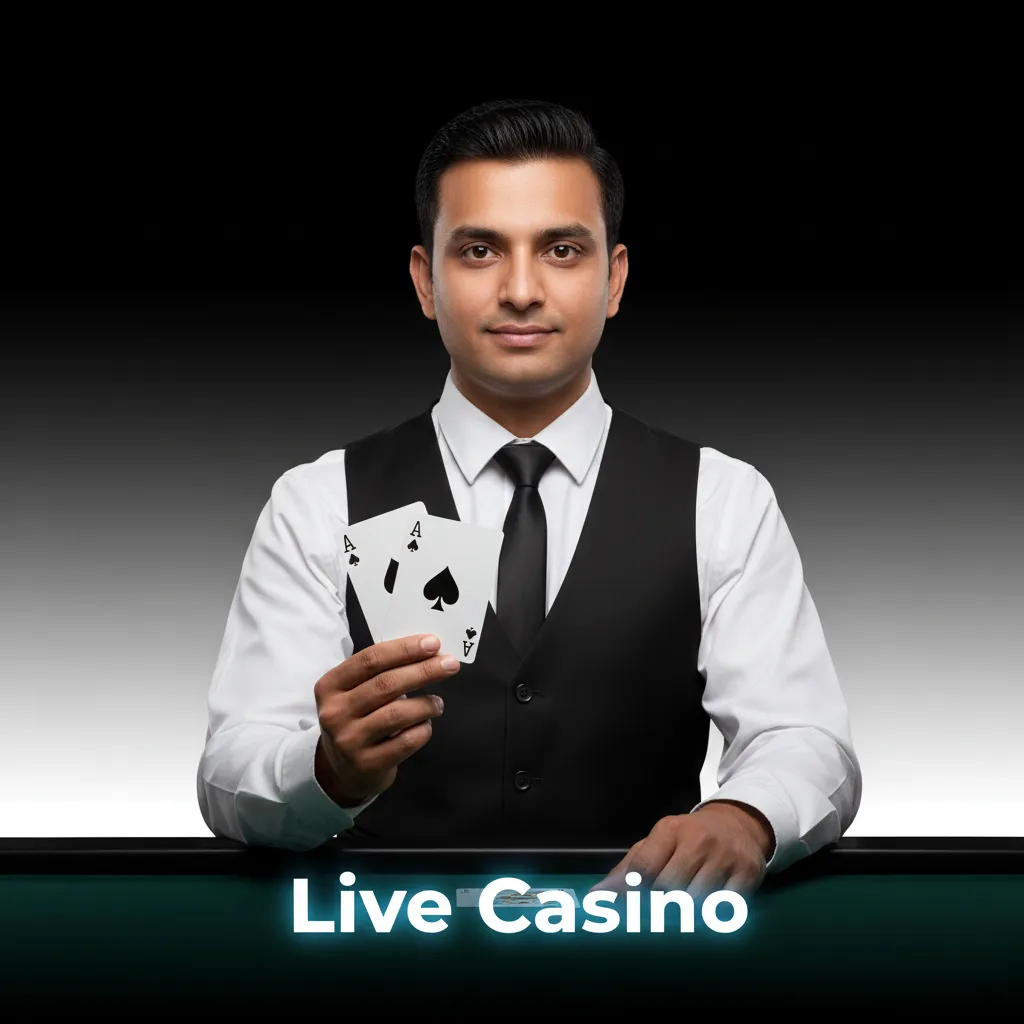 Live casino with real dealer video; cards and roulette wheel; choose table limits and languages on your device.