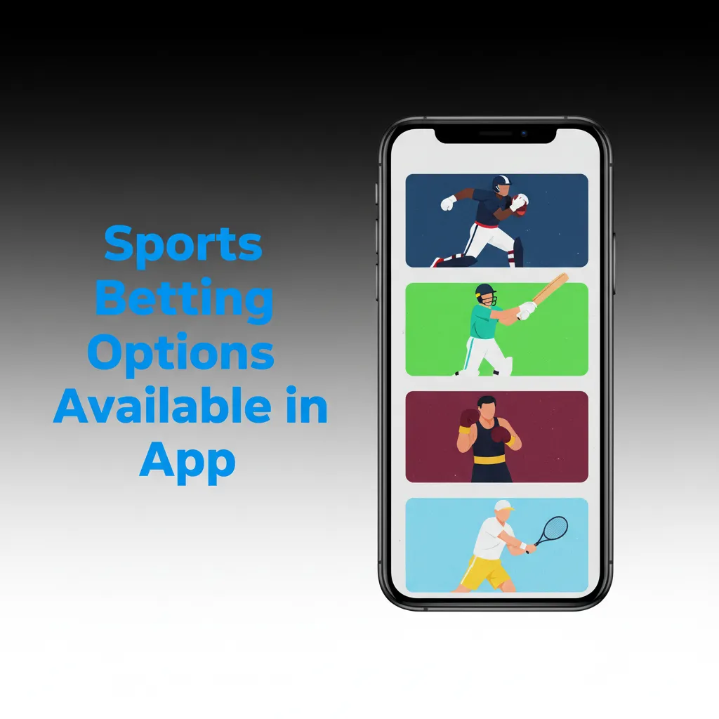 App showing sports betting for top leagues and local fixtures: Cricket, Football, Tennis, Kabaddi, Esports, UFC, Ice Hockey.