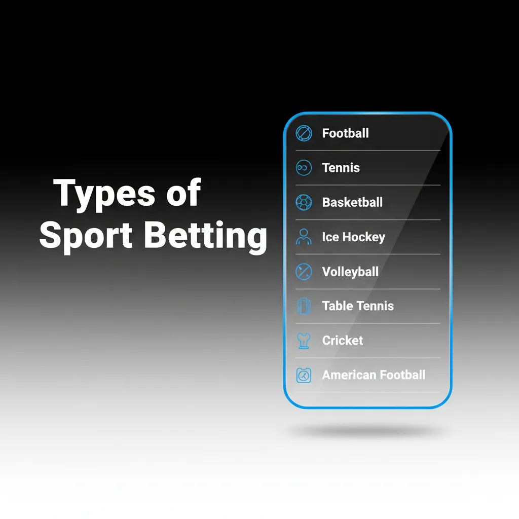 Types of sports betting across India: cricket, football, tennis, kabaddi with pre-match, live markets, odds, props, combos.