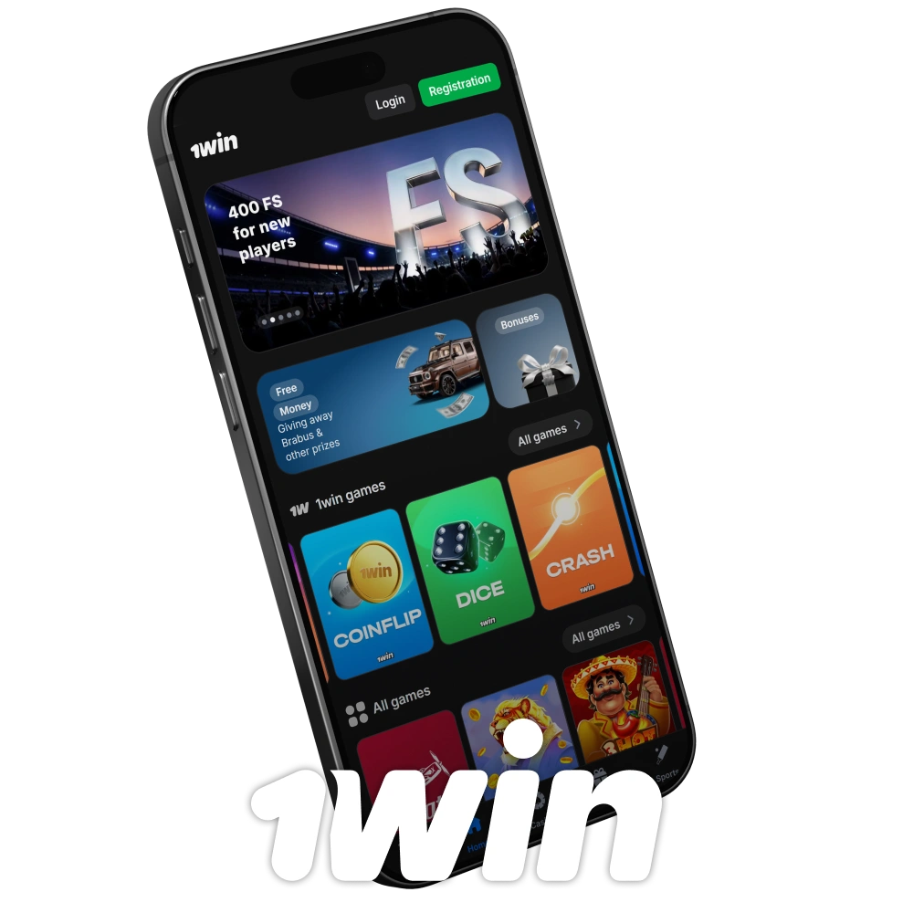 Get 1win iOS app with PWA function.