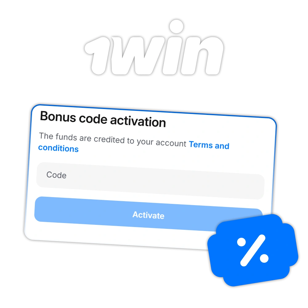 Get 1win promo code now to benefit more from playing games and betting.