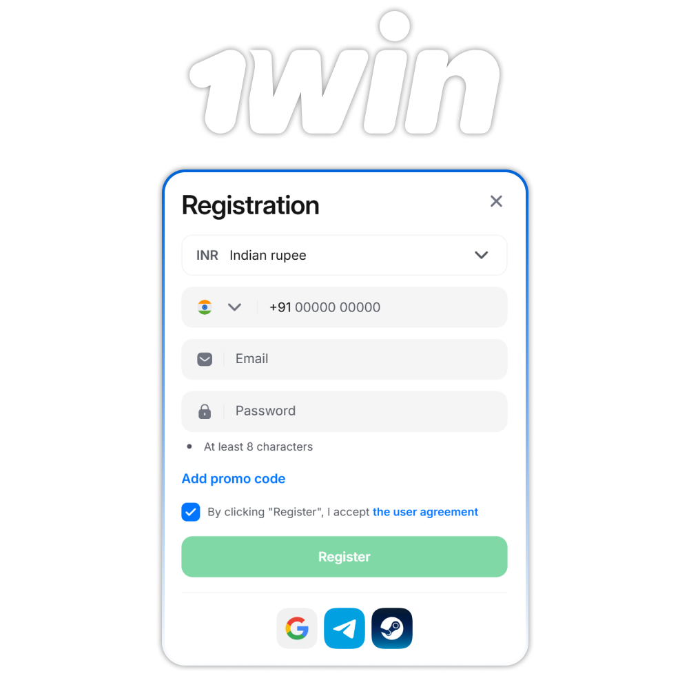 Create your 1win account to start an exciting gambling journey.