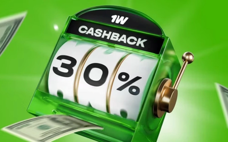 Minimize your losses with a casino cashback offer of up to 30% available for slot enthusiasts at 1win.