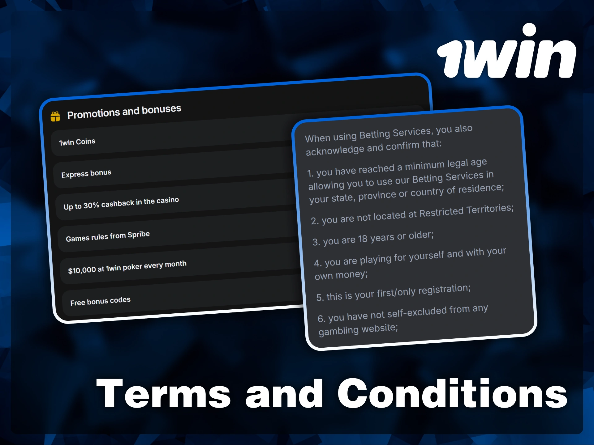 Review the fundamental rules for using 1win betting services, including age requirements and account policies.