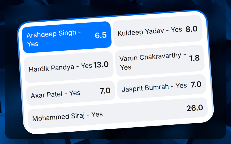 Select the leading wicket-taker and view individual player odds for top bowlers in the 1win sportsbook.