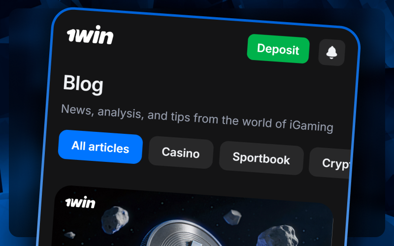 Stay updated with the latest iGaming news, deep analysis, and professional tips in the dedicated 1win blog section.